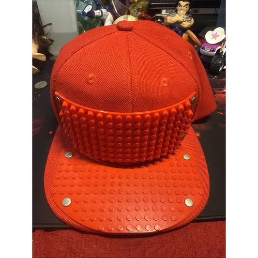 Elope Red Bricky Blocks Adjustable Snapback Baseball Cap