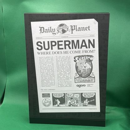 Agoro Superman 1oz Silver Poster 0224/1000 - toyscardscomics