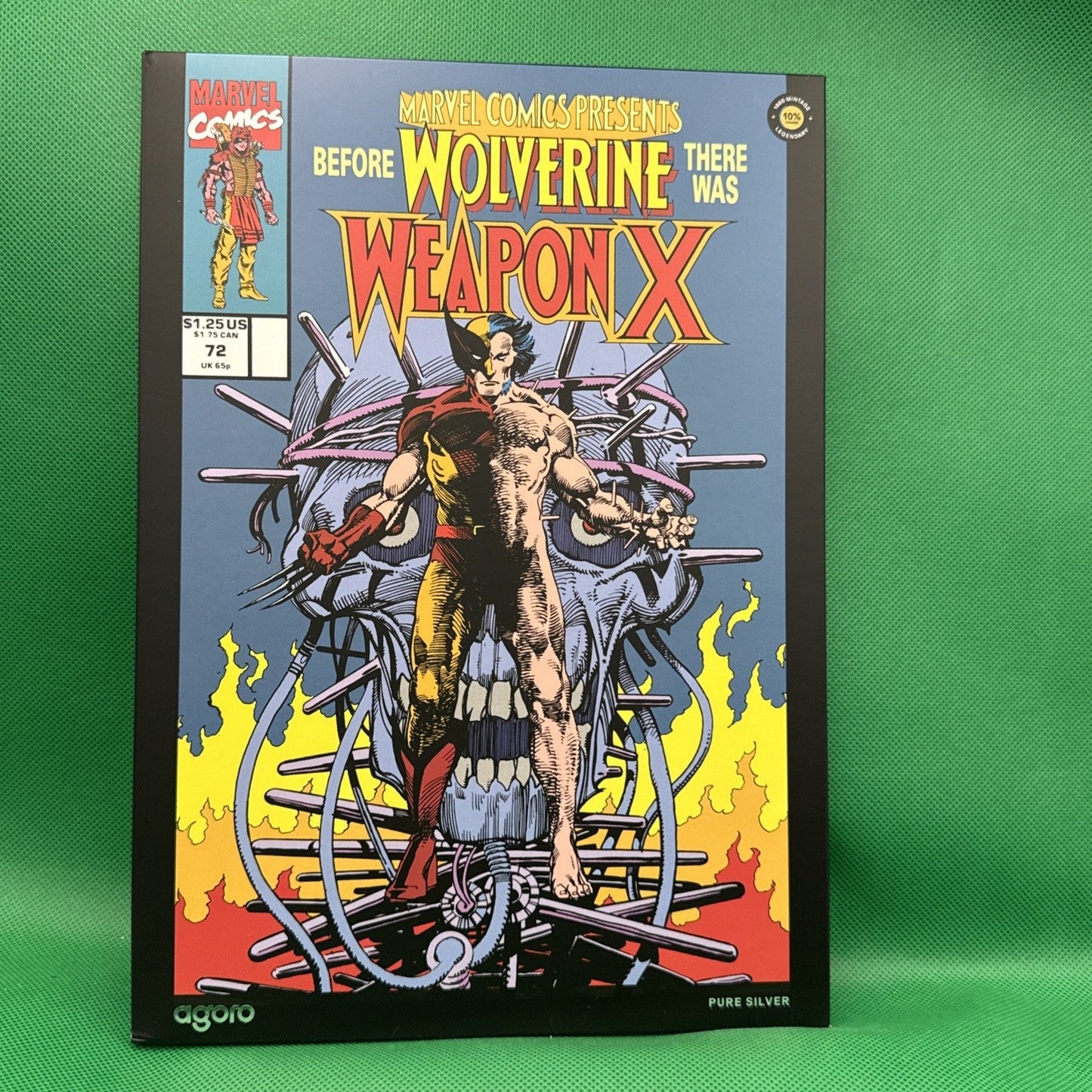 Agoro Wolverine Weapon X Silver Foil - Standard not Varient - toyscardscomics