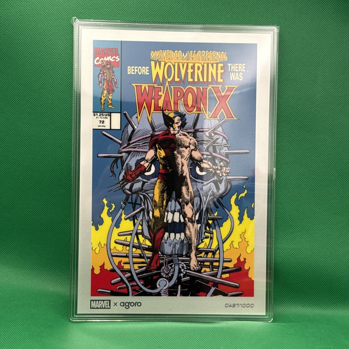 Agoro Wolverine Weapon X Silver Foil - Standard not Varient - toyscardscomics