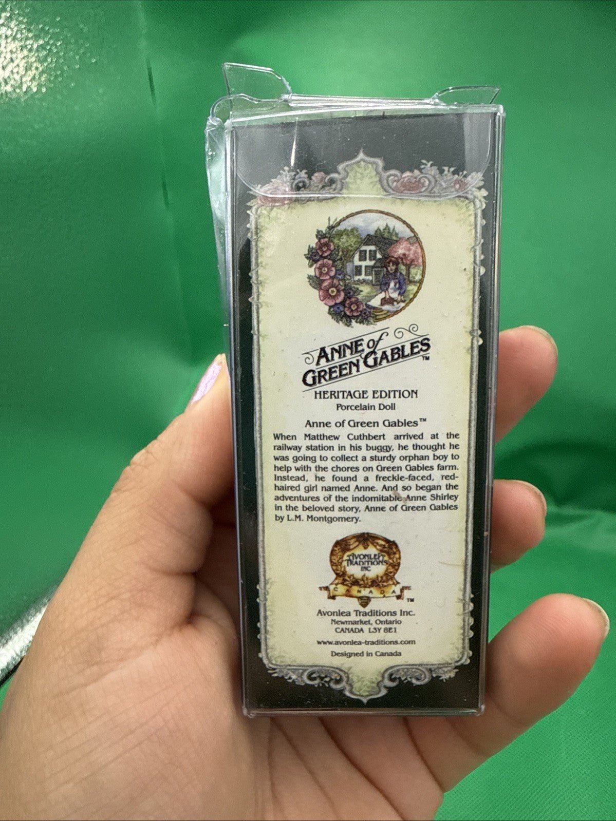 Anne of Green Gables Doll Figurine Ornament Collectable 3” W/Stand And Box - toyscardscomics