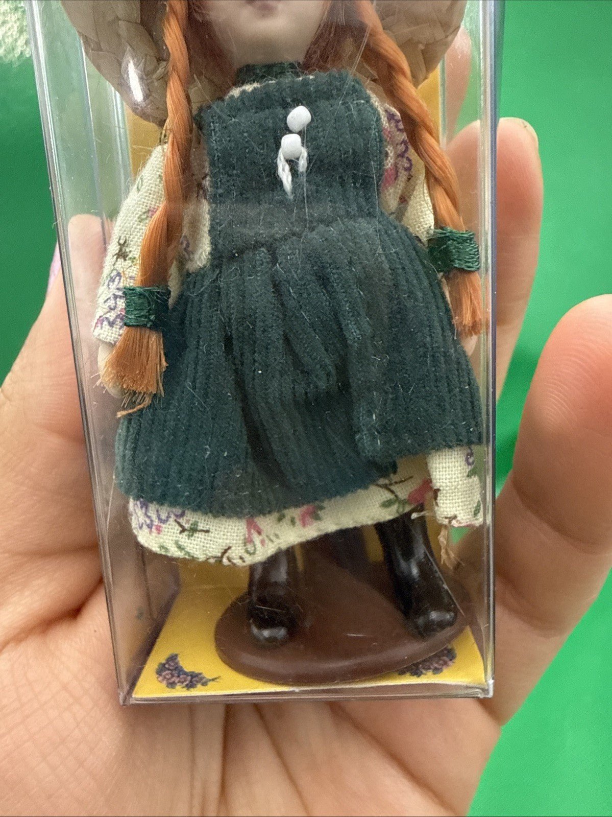 Anne of Green Gables Doll Figurine Ornament Collectable 3” W/Stand And Box - toyscardscomics