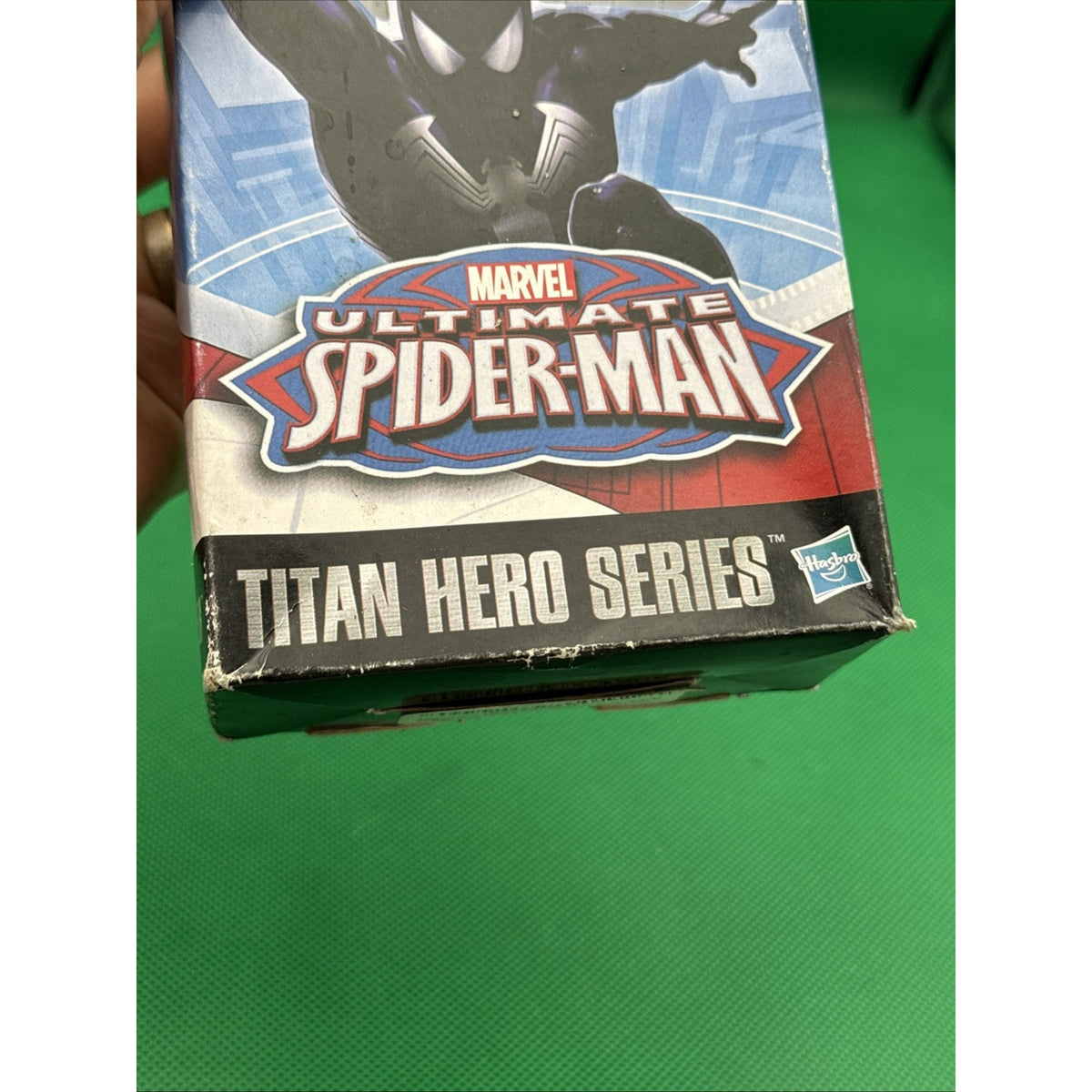 Marvel's Ultimate Spider-Man Hasbro Titan Hero Series Black Suit Figure 12" New
