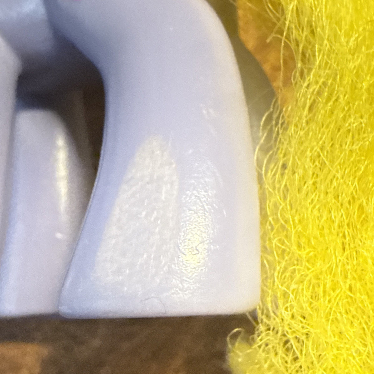 MLP G4 FiM 2010 My Little Pony Lily Blossom 3" Brushable Original Yellow Hair
