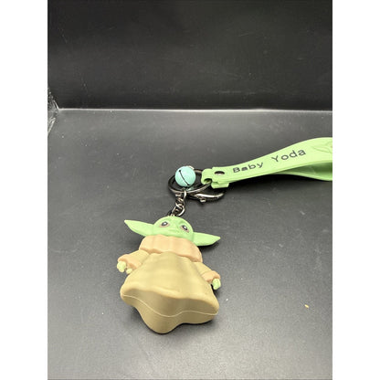 Grogu Keychain Mandalorian Baby Yoda Star Wars Action Figure 6 cm Used