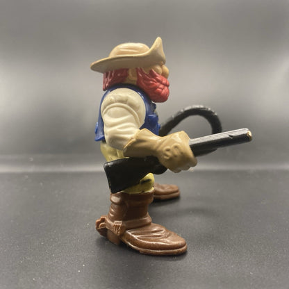 Vintage Fisher Price Great Adventures Western COWBOY Man Miner w/Whip & Musket