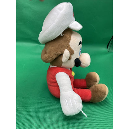 Super Mario Bros White Mario Character Plush 10" Stuffed Toy Nintendo -Read Desc