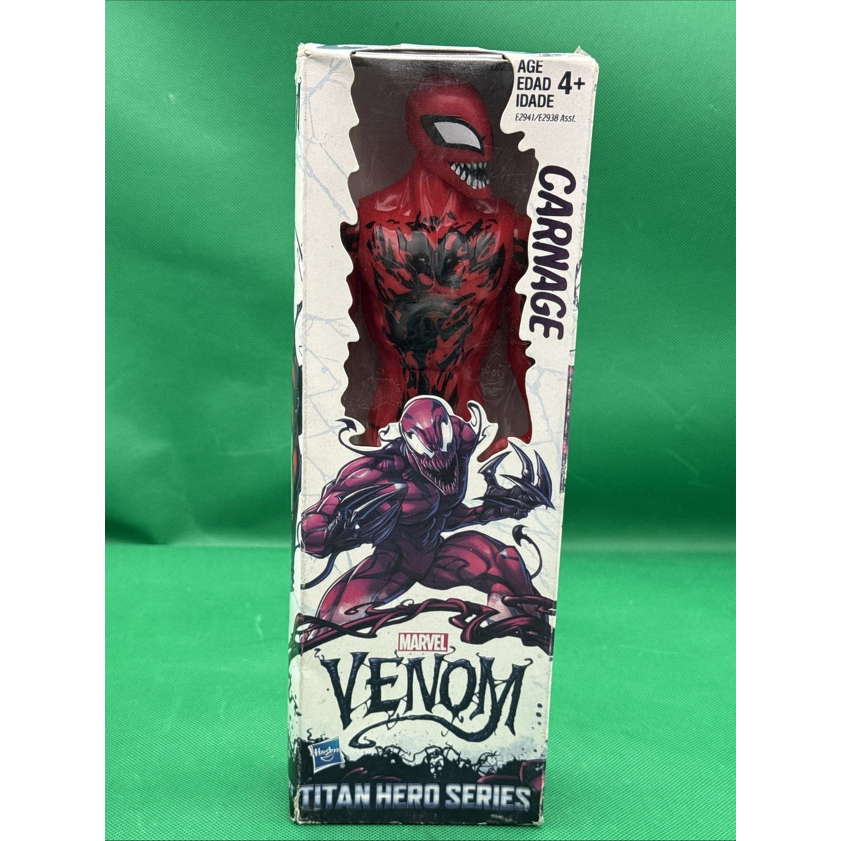 Hasbro Red Venom Carnage Marvel Titan Hero Series Action Figure 12" inch