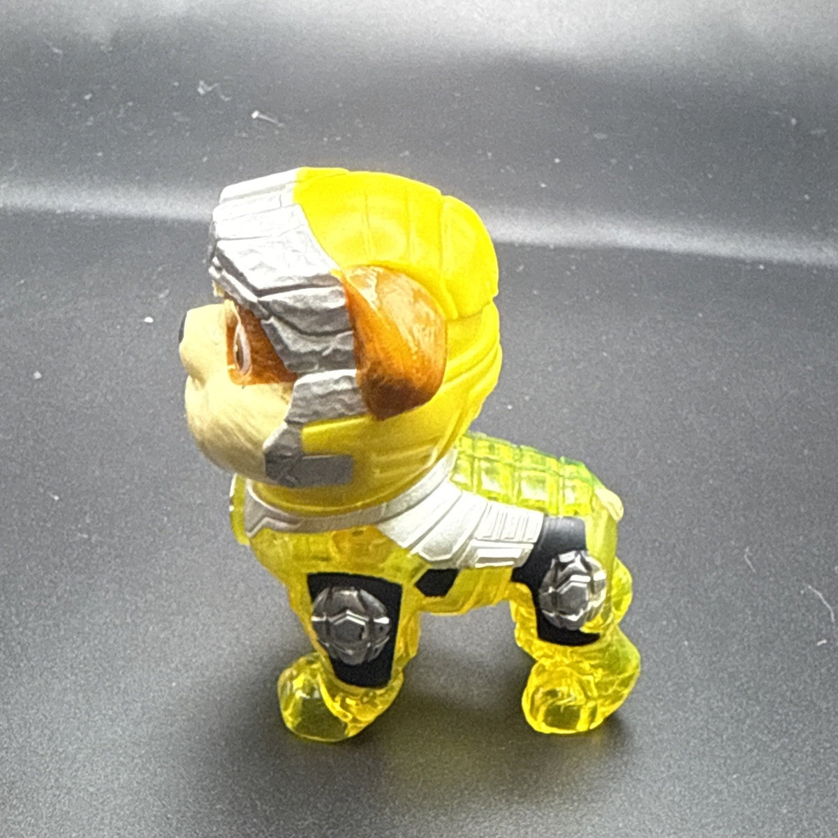 Paw Patrol The Movie Translucent Rubble Bulldozer 2.25" Mini Figure Toy PA12