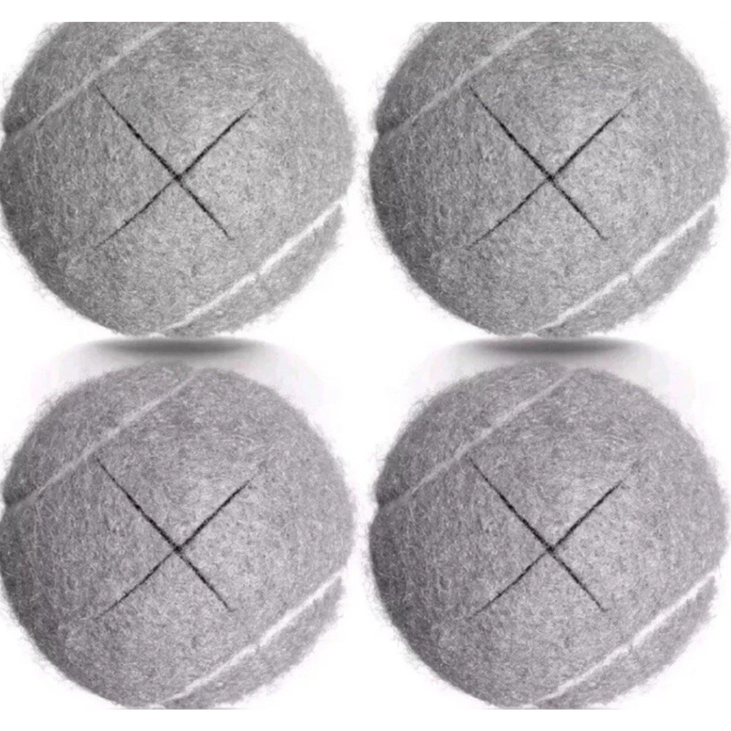TIGER Pre-Cut Walker/Chair Tennis Ball Glides Slides Gray NEW 4 Pack!