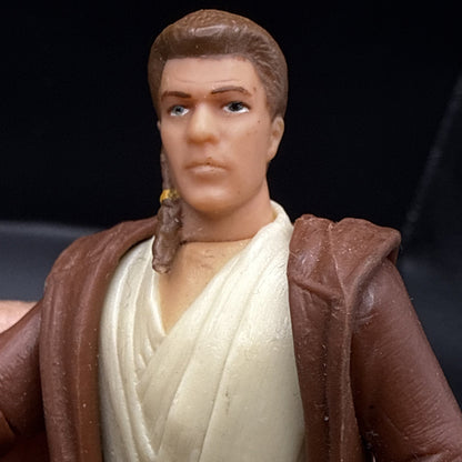 1999 STAR WARS EPISODE 1 OBI-WAN KENOBI NABOO Loose 3.75" Figure FREE SHIPPING