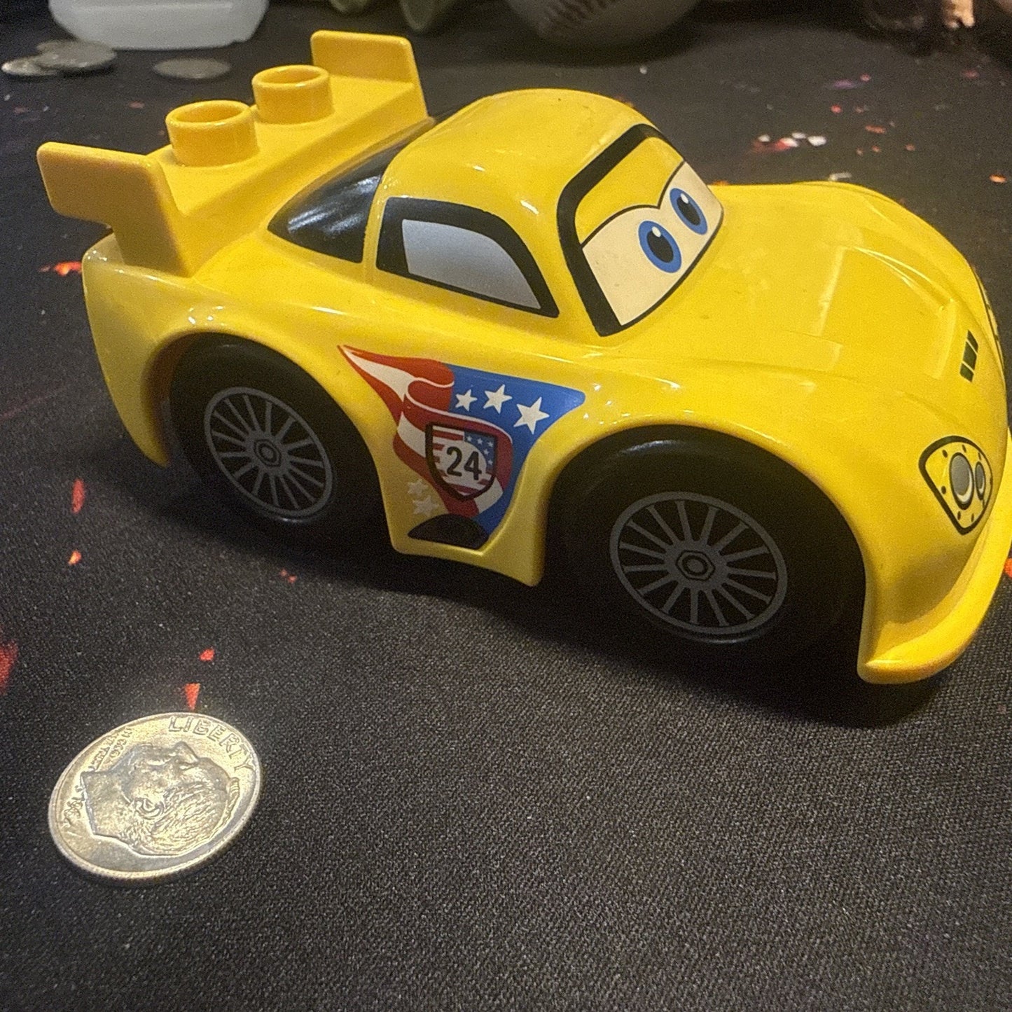 LEGO DUPLO JEFF GORVETTE CAR VEHICLE from DISNEY Pixar Movie Cars Set #6133 #3