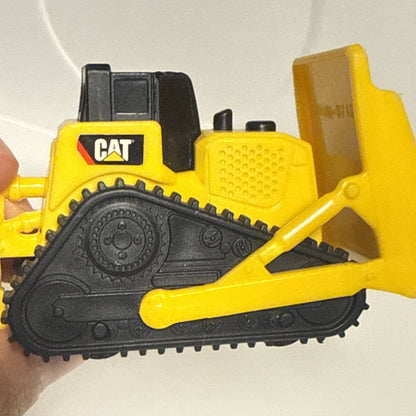 Toy State Mini Bulldozer Caterpillar Plastic Construction Vehicle.