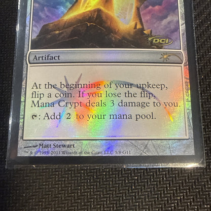Mana Crypt (Judge Promo) FOIL NM MTG CARD