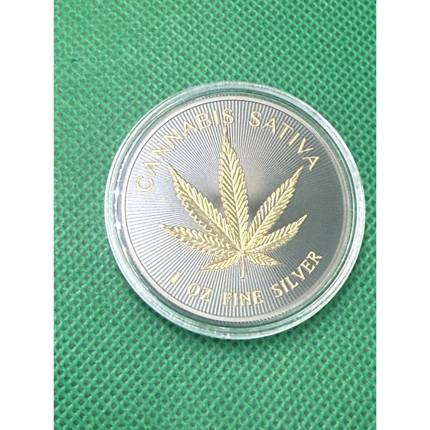 Hemp United Crypto States Silver Coin 1 oz 0.00001 Bitcoin 2026