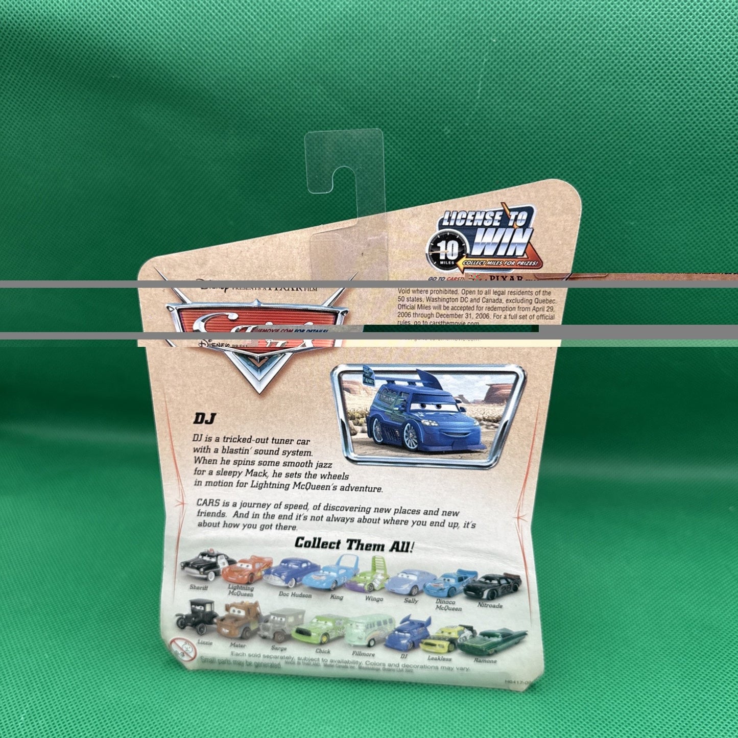 Disney Pixar Cars DJ Desert Scene Series Die Cast Toy Car Mattel 2005