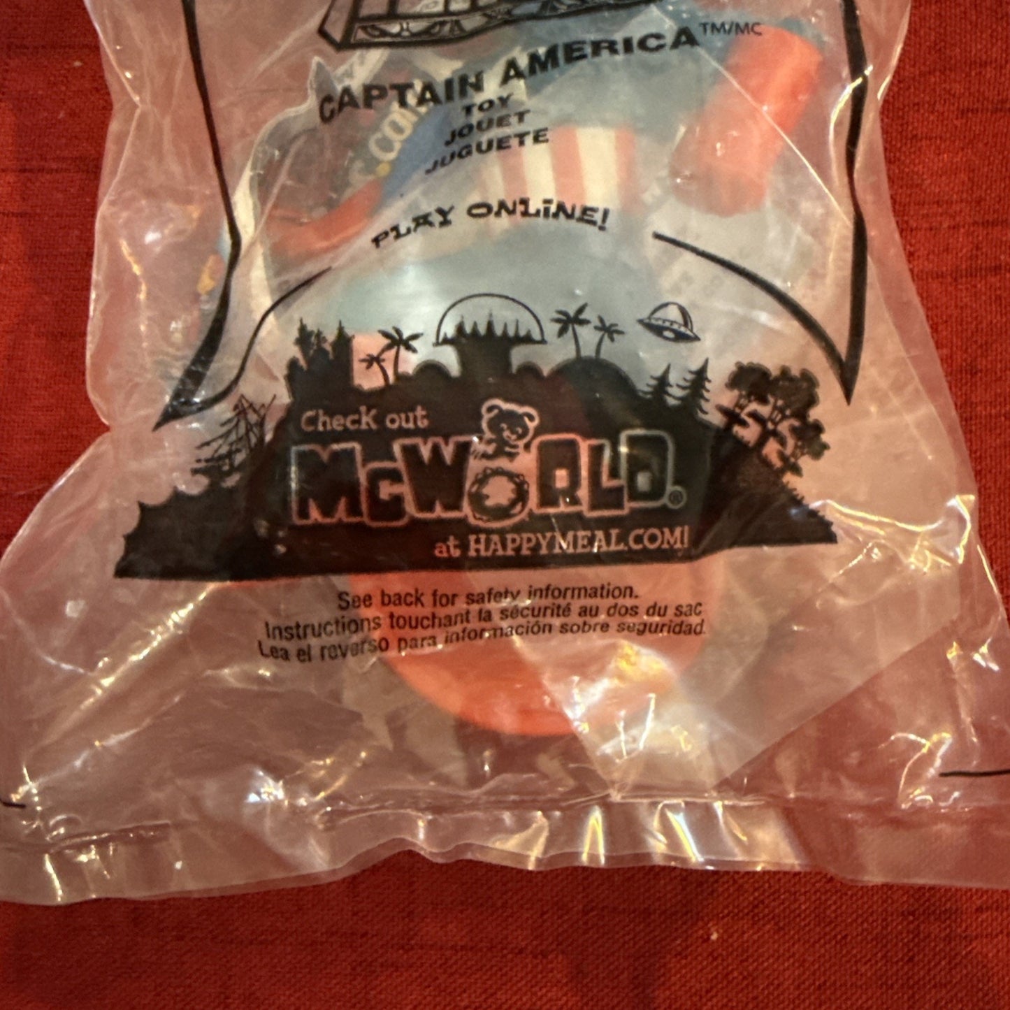 Marvel Captain America Happy Meal Toy McDonald's 2010 Marvel Heroes