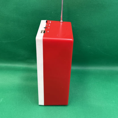 Coca-Cola Retro Bluetooth Speaker FM Radio w/ USB Charging & Aux Cable
