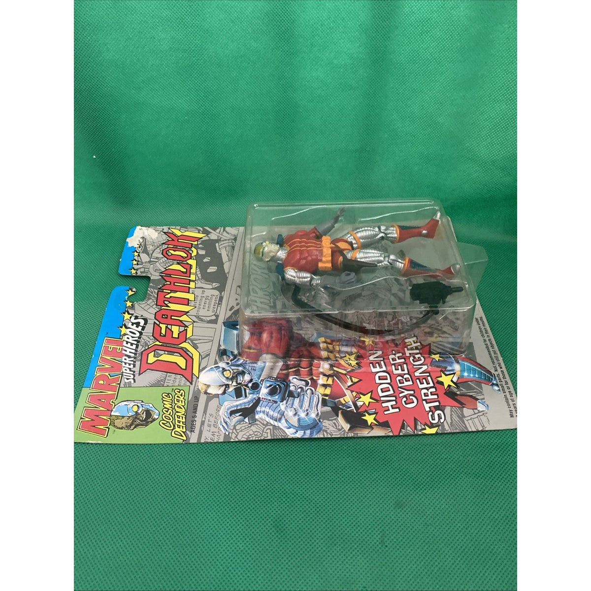 Marvel Super Heroes (1992) DEATHLOK 5" Action Figure w/Accessories! #4834