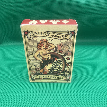 RARE SAILOR JERRY PLAYING CARDS HAWAII TATTOO PIRATE SHIP Opened