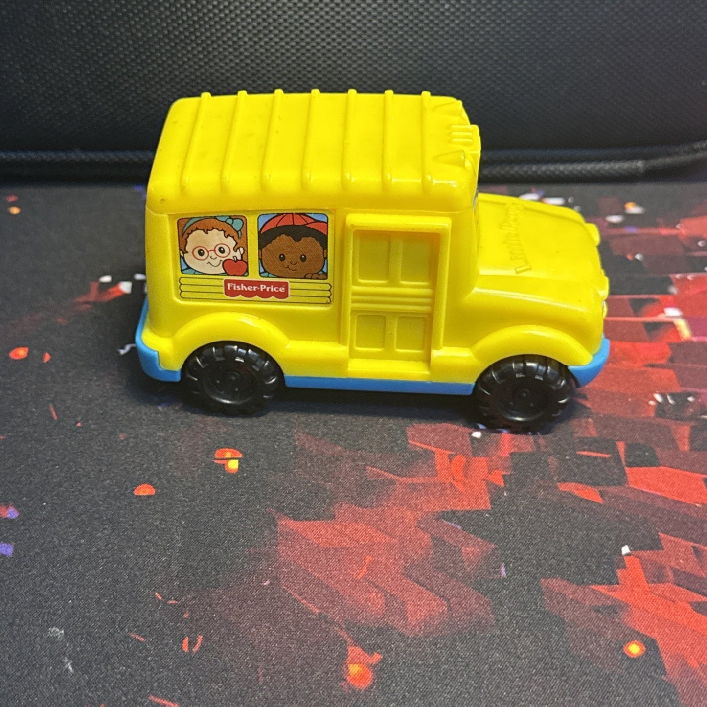 2000 Fisher Price McDonalds Happy Meal Under 3 Toy - School Bus