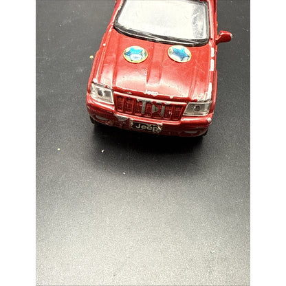 Diecast 2000 Jeep Grand Cherokee ~ 1/42 Scale ~ Red ~ MAISTO