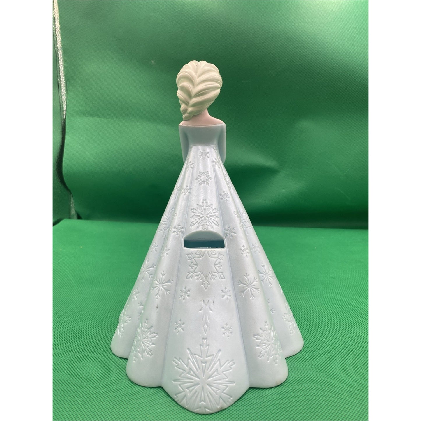 Disney Frozen Elsa Piggy Bank Plastic 6 Inch Collectible Blue Dress