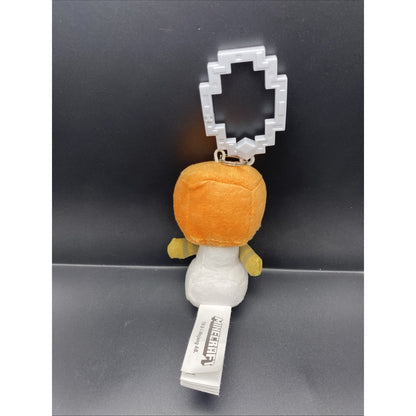 Minecraft Series 3 Plush Pumpkin Snow Golem - Blind Bag Backpack Clip Mojang