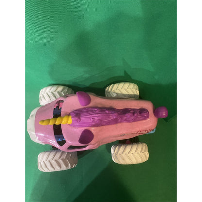Monster Jam Sparkle Smash RC Truck w/ Remote Controller Pink White Purple Blue
