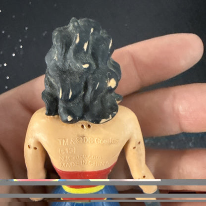 DC Comics Wonder Woman Posable Rubber NJCroce Action Figure Toy S13