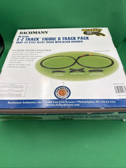 Bachmann HO Figure "8" E Z Track Steel Alloy Accessory Set - toyscardscomics