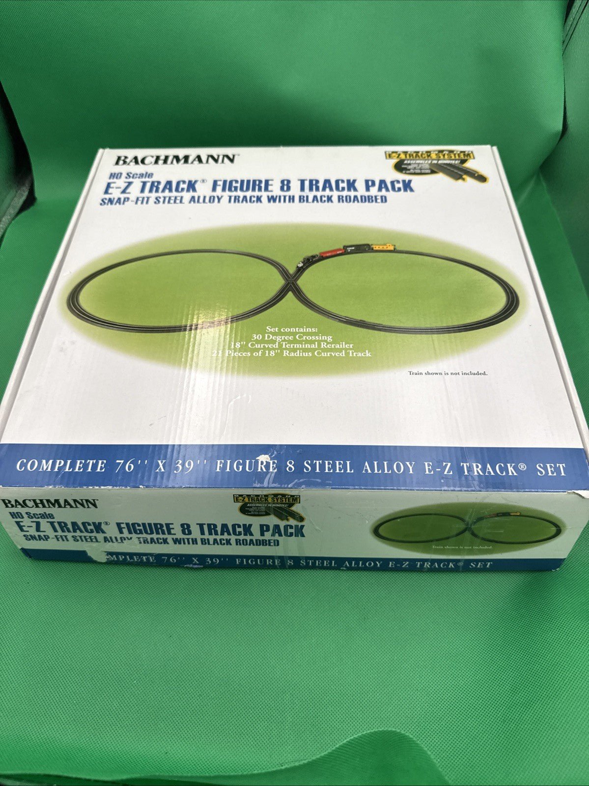 Bachmann HO Figure "8" E Z Track Steel Alloy Accessory Set - toyscardscomics