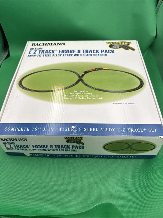 Bachmann HO Figure "8" E Z Track Steel Alloy Accessory Set - toyscardscomics