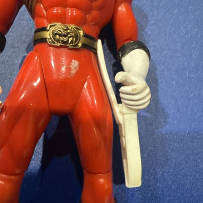 Bandai 2001 Power Rangers Wild Force PRWF Red Ranger Action Figure 5.5" - toyscardscomics
