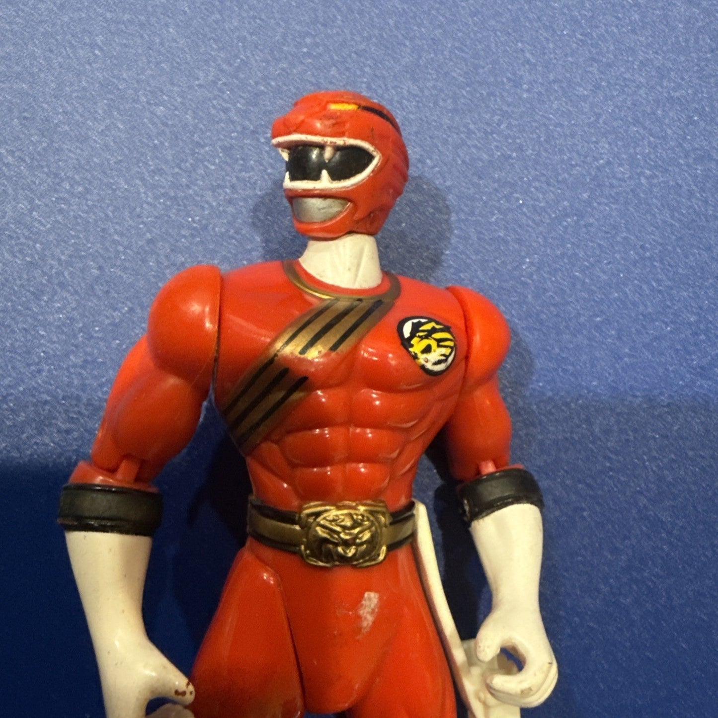 Bandai 2001 Power Rangers Wild Force PRWF Red Ranger Action Figure 5.5" - toyscardscomics