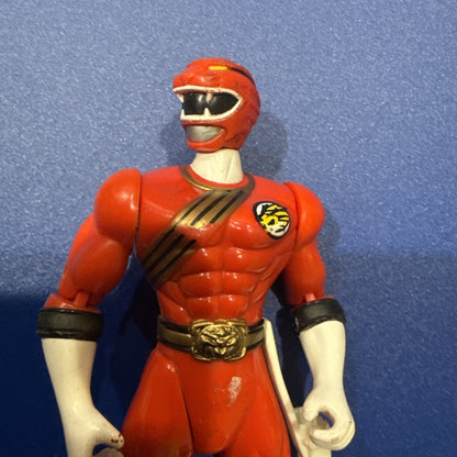 Bandai 2001 Power Rangers Wild Force PRWF Red Ranger Action Figure 5.5" - toyscardscomics