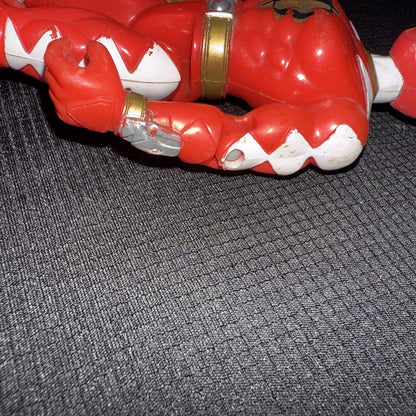 Bandai 2003 Power Rangers Dino Thunder Red Ranger Figure - toyscardscomics