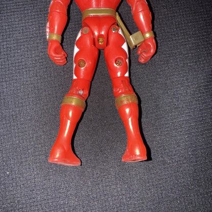 Bandai 2003 Power Rangers Dino Thunder Red Ranger Figure - toyscardscomics