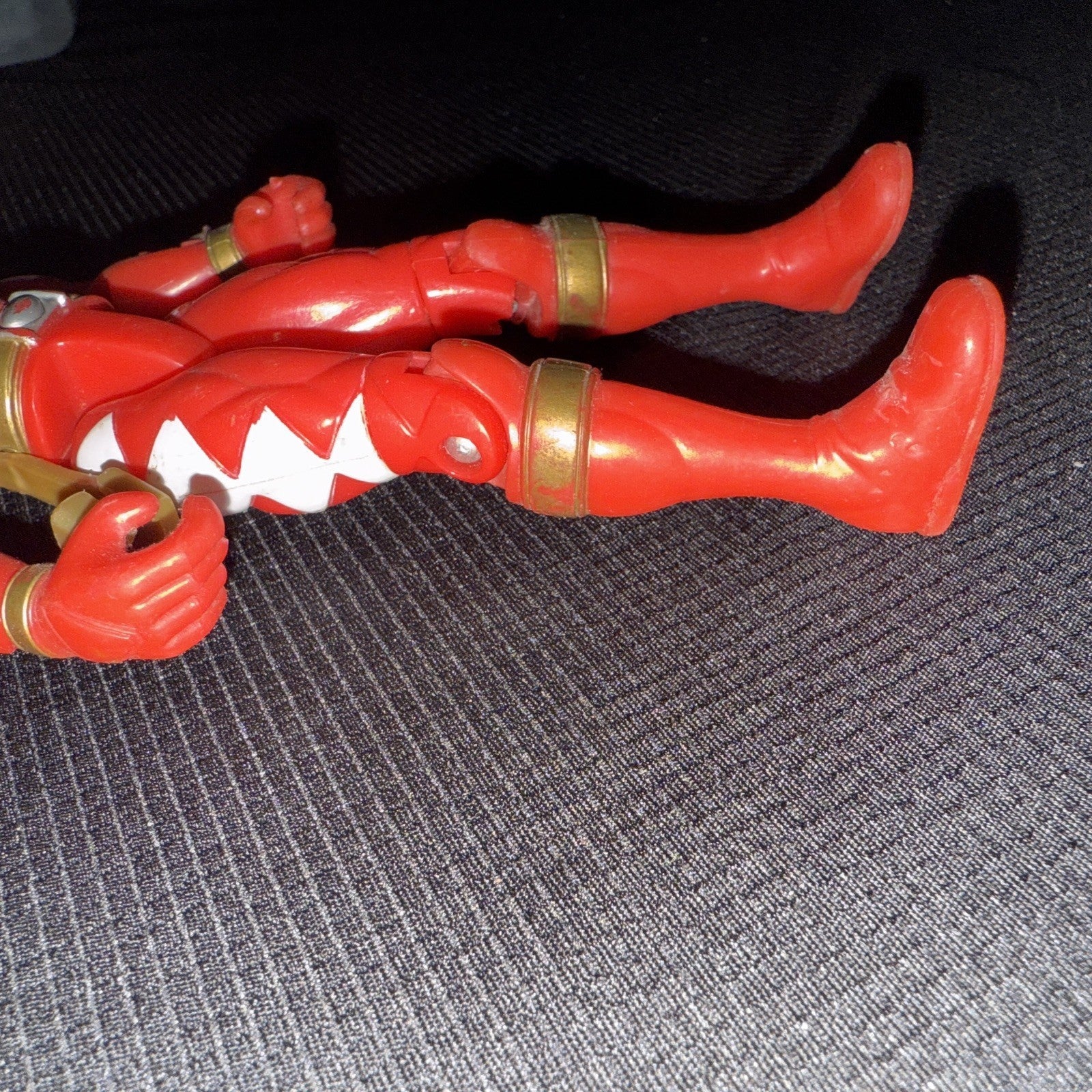 Bandai 2003 Power Rangers Dino Thunder Red Ranger Figure - toyscardscomics