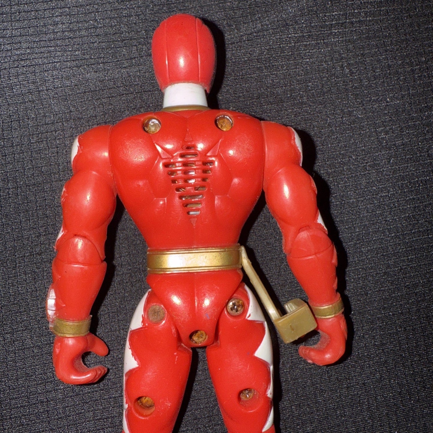 Bandai 2003 Power Rangers Dino Thunder Red Ranger Figure - toyscardscomics