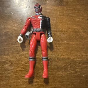 Bandai Power Rangers SPD Light Patrol Red Ranger 5.5" Inch Action Figure 2004