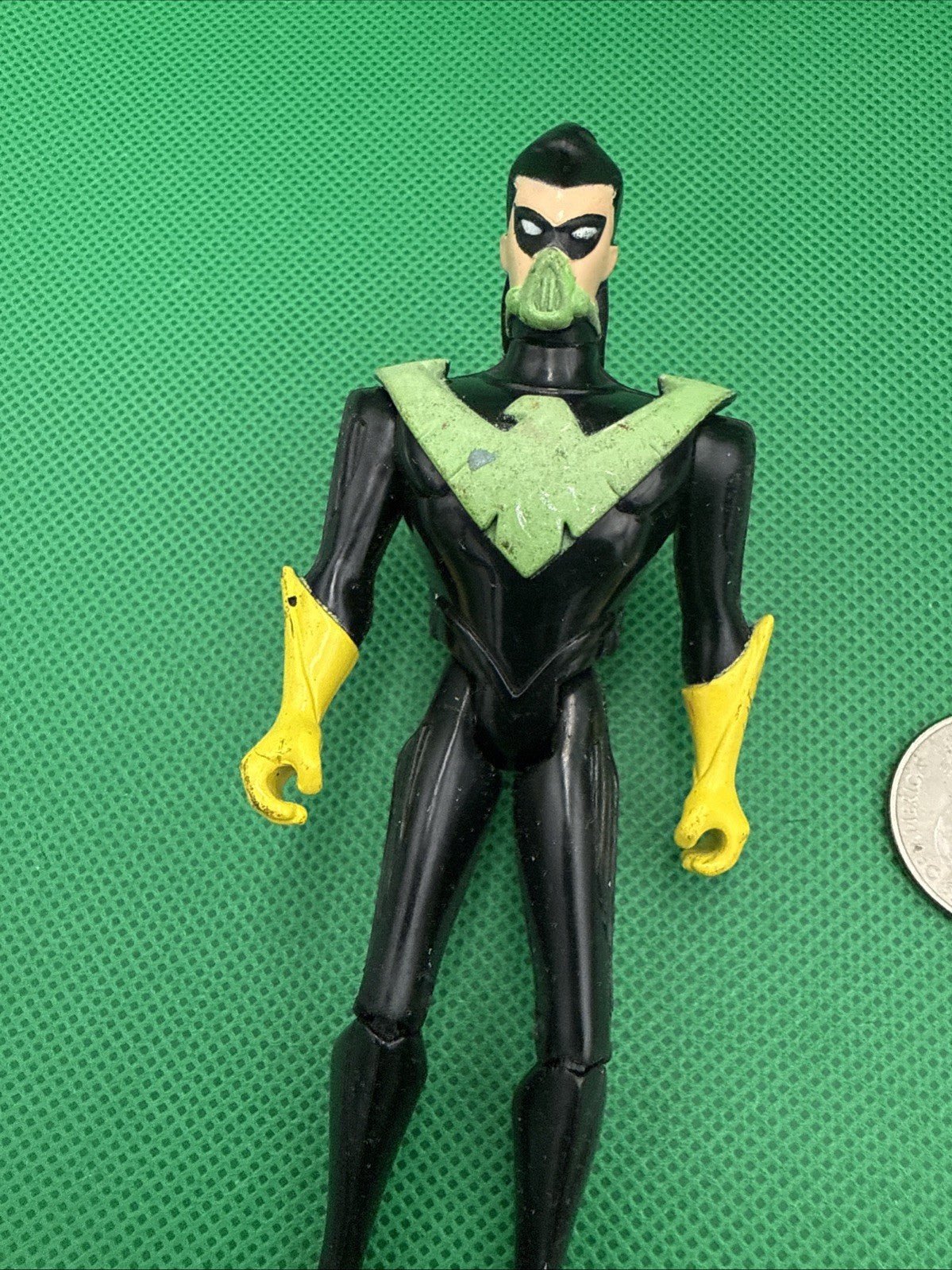 BATMAN ADVENTURES DELUXE HYDROJET NIGHTWING FIGURE ANIMATED KENNER - toyscardscomics