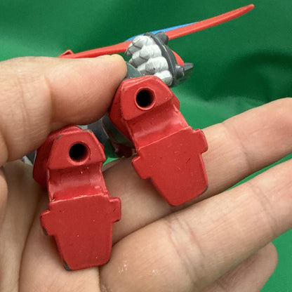 Batman DC Comics Jetpack Armor Action Figure Wings Red Gray Toy - toyscardscomics