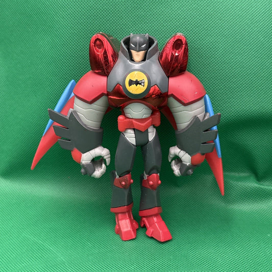Batman DC Comics Jetpack Armor Action Figure Wings Red Gray Toy - toyscardscomics