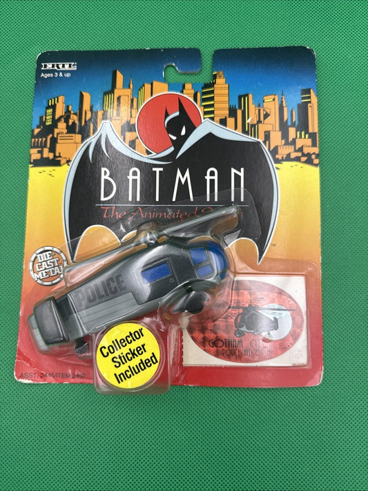 Batman the Animated Series: Police Helicopter. 1992, Unopened. - toyscardscomics