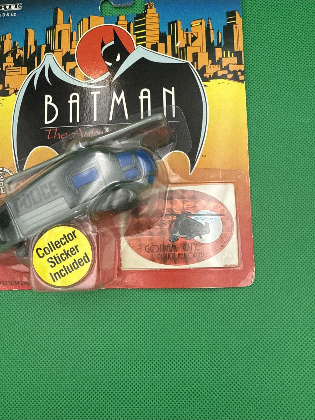 Batman the Animated Series: Police Helicopter. 1992, Unopened. - toyscardscomics