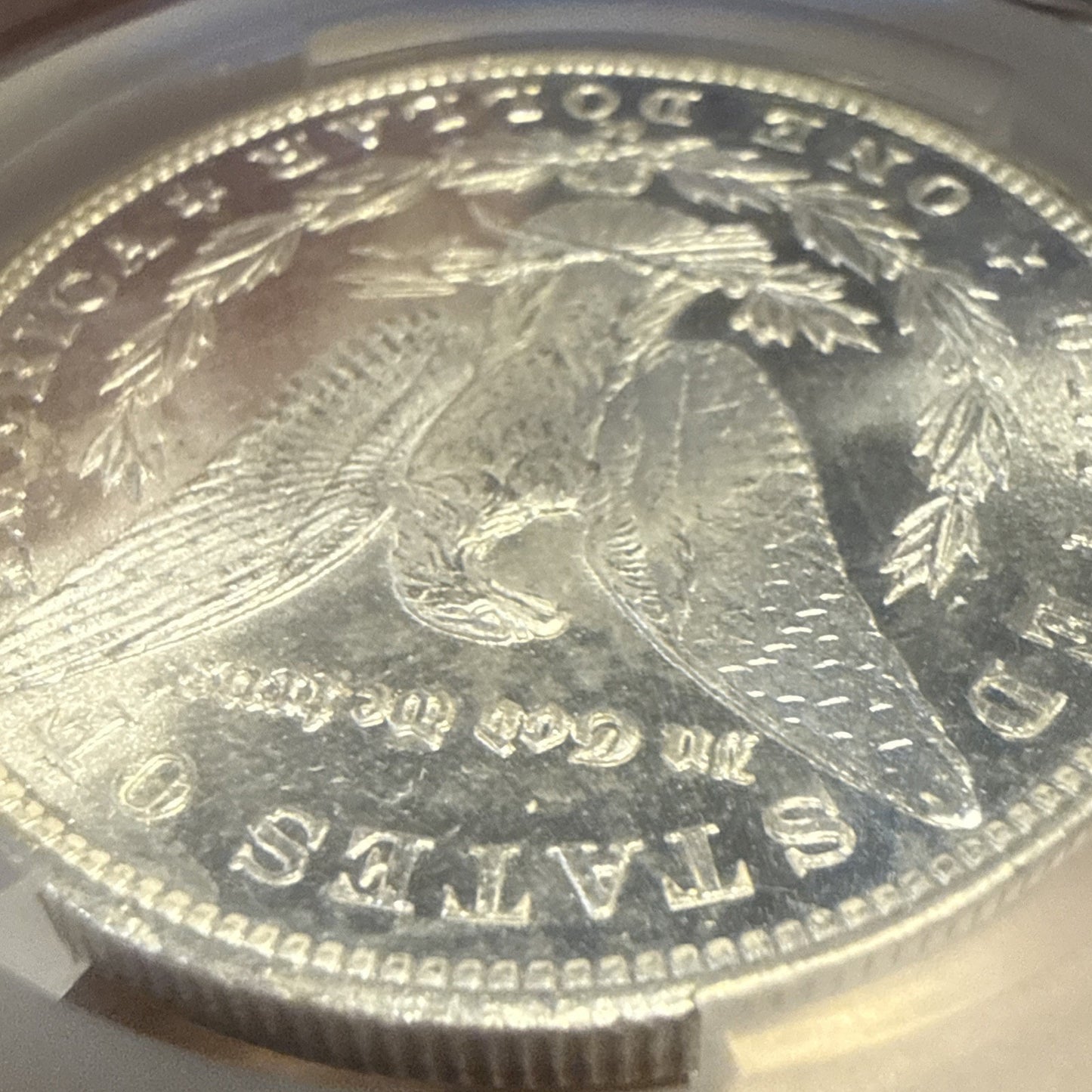 1883 CC $1 Morgan Silver Dollar Graded By CAC MS63 CAC Green Label