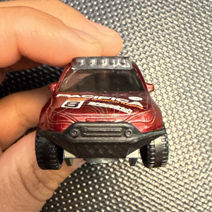 2018 HOT WHEELS CHRYSLER PACIFICA #8 OFFROAD RACING RED 1:64 DIECAST 3" RACE CAR
