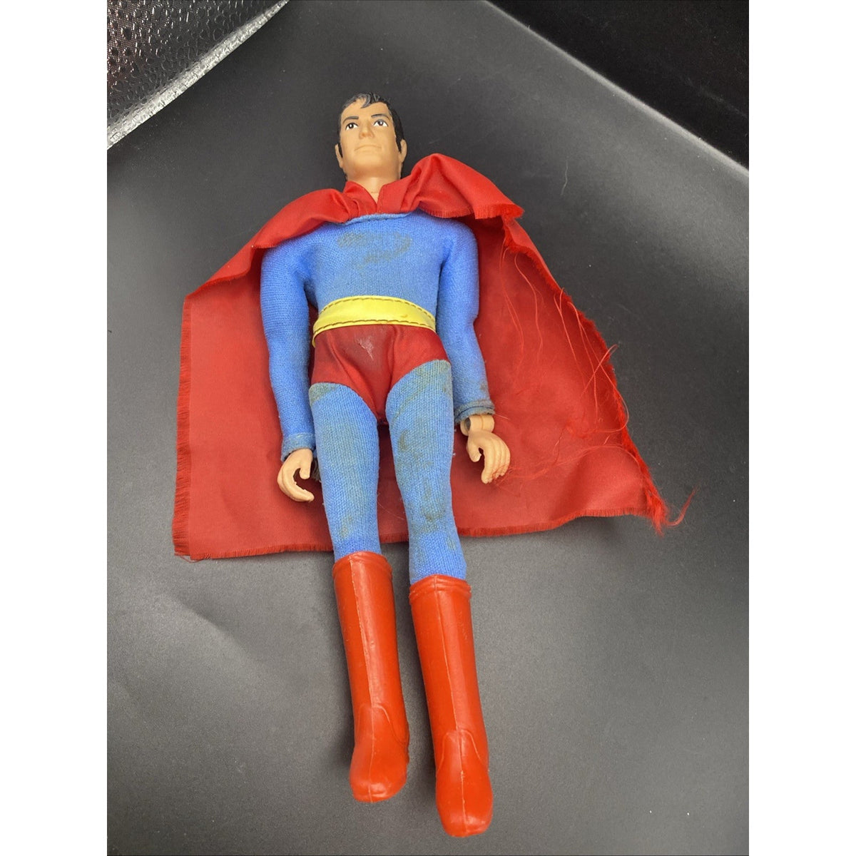 Rare 1970s Mego DC Comics Superman Action Figure Doll Toy - Missing 1 Boot