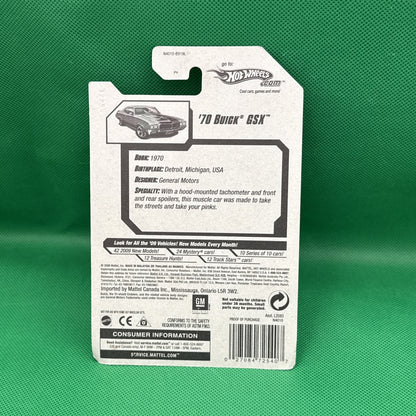 READ! Hot Wheels '70 Buick GSX 2009 New Models 007/190 w/ Package Wear